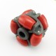 Omni wheel-4 without hub, mechanical car robot tyre universal wheels accessories ROHS