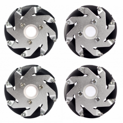60mm Aluminum LEGO Compatible Universal Wheel Set McNam Wheel (two left and two right) ROHS