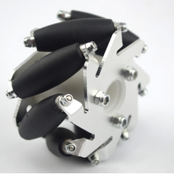 A set of 60mm LEGO compatible aluminum casters ROHS