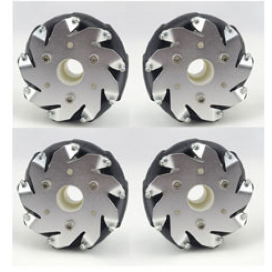 100 mm mecanum wheels (4pcs) ROHS