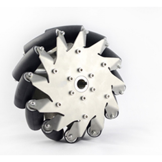 A set of 203mm stainless steel Mcnam wheel rubber rollers (4pcs) ROHS