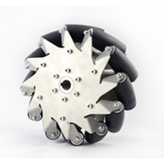 A set of 203mm stainless steel Mcnam wheel rubber rollers (4pcs) ROHS