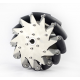 A set of 203mm stainless steel Mcnam wheel rubber rollers (4pcs) ROHS