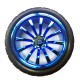 Smart car wheel  65mm rubber tire   DIY model toy robot   Sponge gall ROHS