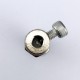 nickel plated brass fittings to fit wheels on 4mm shaft(4pcs) ROHS