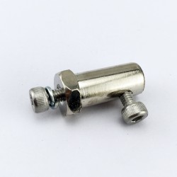 nickel plated brass fittings to fit wheels on 4mm shaft(4pcs) ROHS