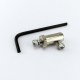 nickel plated brass fittings to fit wheels on 4mm shaft(4pcs) ROHS