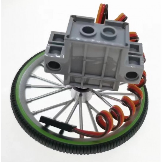 Bicycle robot wheel accessories compatible with Lego TT N20 SG90 66 * 6mm brw066（only wheel 1pcs）