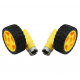 1 Pair 2PCS 65mm Wheel + TT Motor 130 Motor DC 3V-6V DC Gear Motor Robot Smart Car Chassis Accessories 1 Pair 2PCS 65mm Wheel + TT Motor 130 Motor DC 3V-6V DC Gear Motor Robot Smart Car Chassis Accessories
