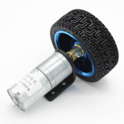 D24-DC motor+ bracket+65mm wheel robot motor ,bracket , Racing Wheel ,5MM couplings, electric race making robot accessories