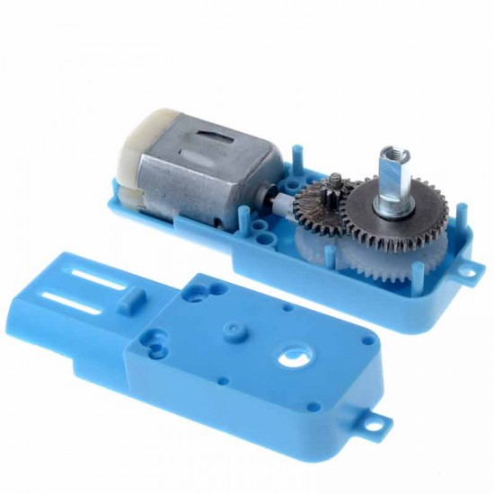 3V-6V 200RPM High torque Semi-metal gear DC gearbox motor 1:90 Single axis gearbox ROHS