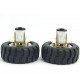 6V N20 Micro Gear Motor with Rubber Wheel (1 pair) 6V N20 Micro Gear Motor with Rubber Wheel (1 pair)