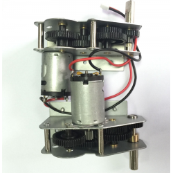 T‘Rex Metal Tank gearbox with strong motor shaft  ROHS (right and left, 1pair)