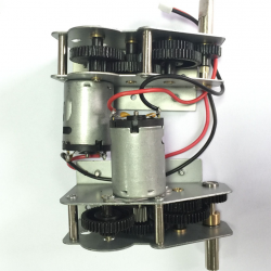 T‘Rex Metal Tank gearbox with strong motor shaft  ROHS (right and left, 1pair)