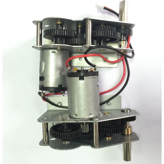 T‘Rex Metal Tank gearbox with strong motor shaft  ROHS (right and left, 1pair)