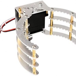 Intelligent robot manipulator arm for large torque with digital steering gear