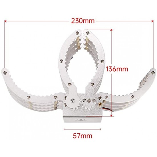 Intelligent robot manipulator arm for large torque with digital steering gear Intelligent robot manipulator arm for large torque with digital steering gear