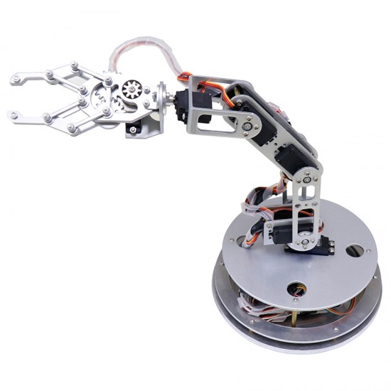 6 DOF robot arm with arduino PS2 remote control ROHS 6 DOF robot arm with arduino PS2 remote control ROHS