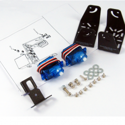 2 DOF Servo Tilt Bracket Kit Short U-shaped 8g 9g Servo Pan Head Bracket Manipulator Robot Accessories arduino ROHS