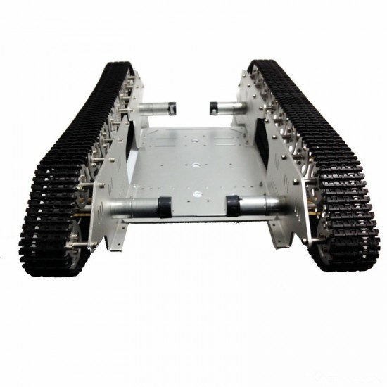 DGCH026 Rudder 4-wheel Metal Tank Tracked Chassis Large Load 4wd Obstacle ROHS DGCH026 Rudder 4-wheel Metal Tank Tracked Chassis Large Load 4wd Obstacle ROHS