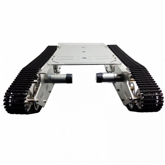 DGCH026 Rudder 4-wheel Metal Tank Tracked Chassis Large Load 4wd Obstacle ROHS DGCH026 Rudder 4-wheel Metal Tank Tracked Chassis Large Load 4wd Obstacle ROHS