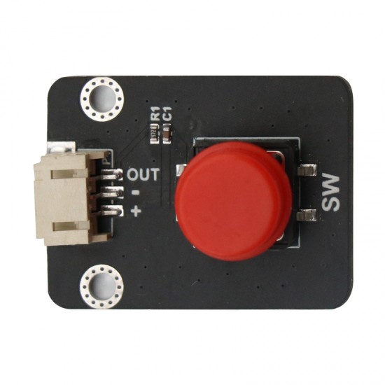 3 Pin Button Key Switch Module (Red) 3 Pin Button Key Switch Module (Red)