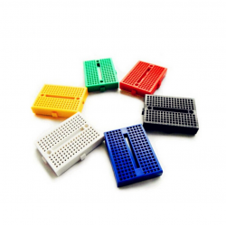 Six Colors Mini Breadboard Prototype Tie-point Clipped Together ROHS