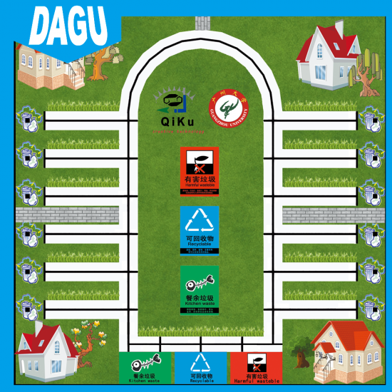 Map for garbage classification intelligent robot ROHS