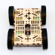 Multi Chassis 4WD Kit (ATV Version) Car Wooden Material Plaform Robot Chassis ROHS