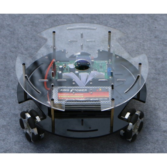 60mm Aluminum Onmidirectional Wheel Chassis Kit Omni-directional Mobile Robot Omni Wheel ROHS