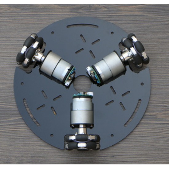 60mm Aluminum Onmidirectional Wheel Chassis Kit Omni-directional Mobile Robot Omni Wheel ROHS