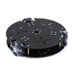 Robotcup 58mm Omni Wheel Chassis Smart Car Omni-directional Mobile Robot Omni Wheel Speed Measuring Motor ROHS