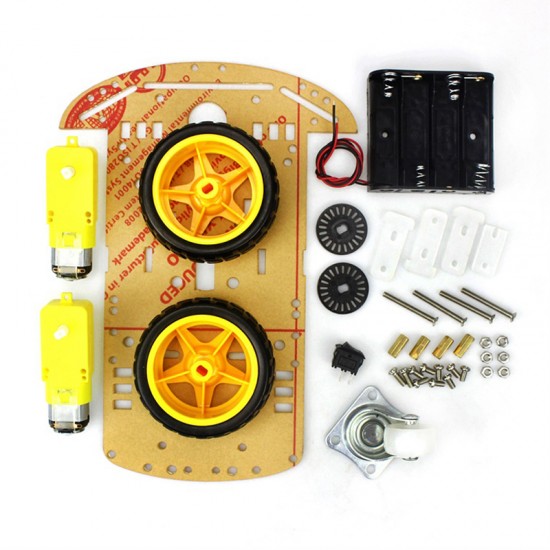 Acrylic 2WD Smart Robot Chassis Acrylic 2WD Smart Robot Chassis