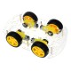 Acrylic 4WD Smart Robot Chassis Acrylic 4WD Smart Robot Chassis