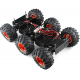 DAGU educational robot 6WD wild thumper chassis (Black body with 34:1 gearbox) for Robotcup CE certificate ROHS