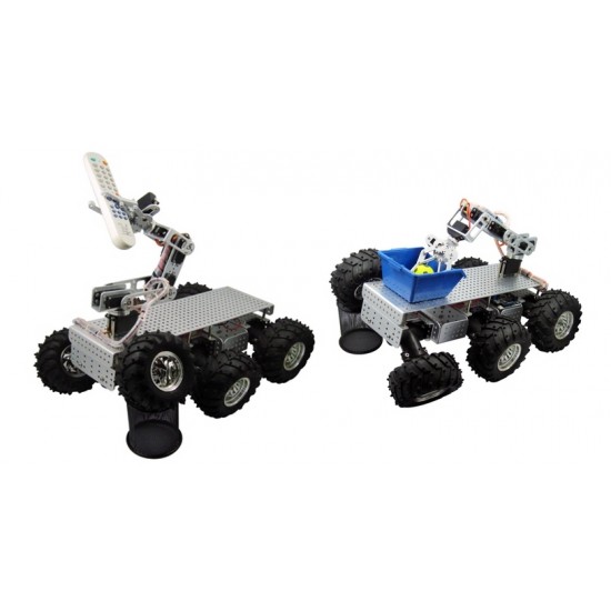 DAGU educational robot 6WD wild thumper chassis (Silver body with 34:1 gearbox)CE certificate ROHS
