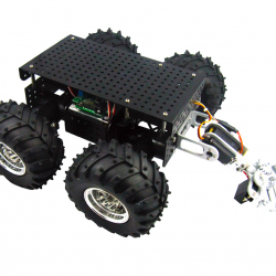 wild thumper 4WD chassis with 2DOF gripper(CE certificate) ROHS