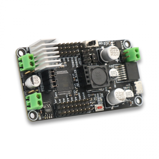 Mini leonardo board with motor driver