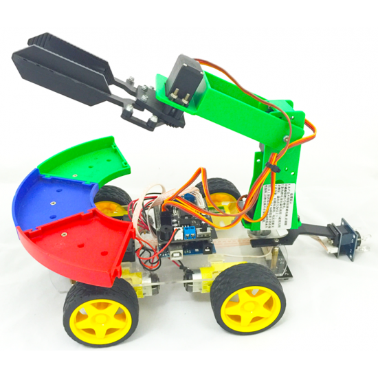 Garbage classification intelligent robot-Standard （Include size 3M x3M Map） ROHS