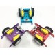 2wd accessories kids mini educational robot kit aluminum chassis ROHS