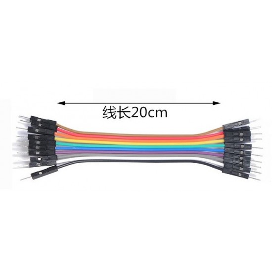 Wires,20cm.male-male,1P(1 pack) ROHS