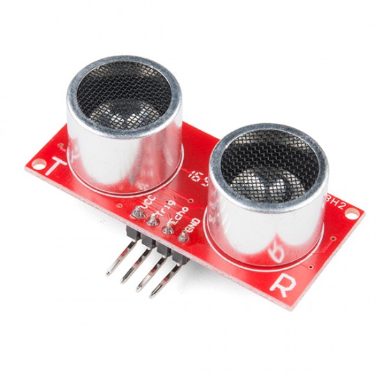 Distance Checking Ultrasonic Sensor (Red color) for Arduino ROHS