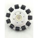 5 INCH 127MM DOUBLE ALUMINIUM OMNI WHEEL ROHS