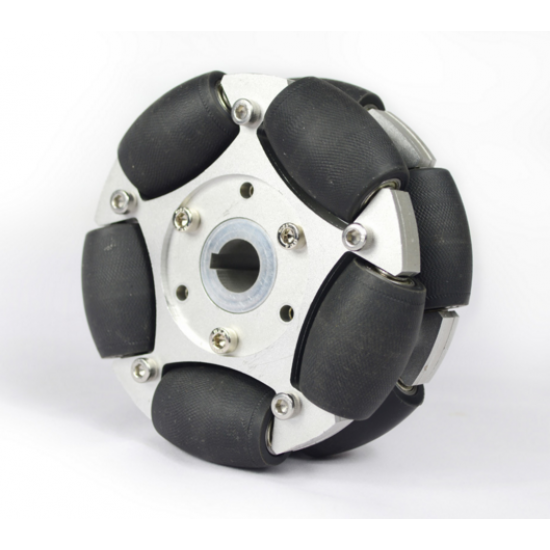 127mm high load aluminum alloy omnidirectional wheel (with keyway) ROHS