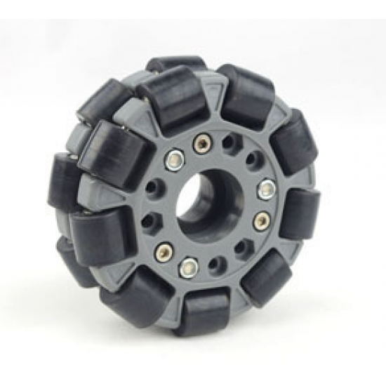 4 inch 100mm double nylon rubber omni-wheel robot contest wheels ROHS