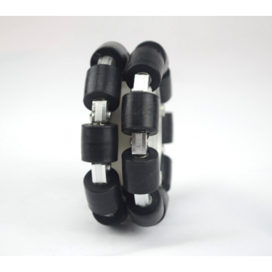 Double aluminum full wheel bearing 4 inch 100mm robot contest wheels ROHS