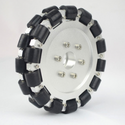 6 inch 152mm robot contest double aluminum omnidirectional wheel ROHS