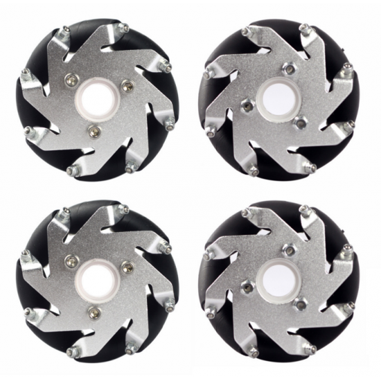 60mm Aluminum LEGO Compatible Universal Wheel Set McNam Wheel (two left and two right) ROHS