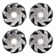 60mm Aluminum LEGO Compatible Universal Wheel Set McNam Wheel (two left and two right) ROHS