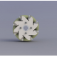 A set of 127mm bearing mecanum wheels ROHS